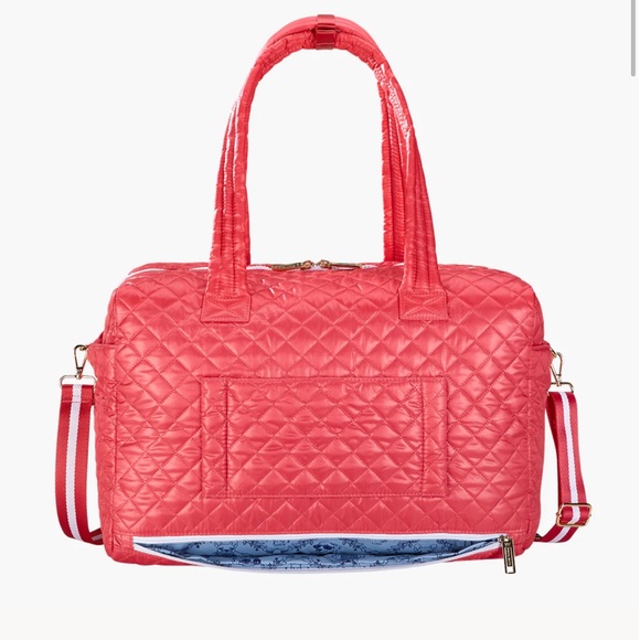 Oliver Thomas Kitchen Sink Duffle NWT Watermelon - Picture 2 of 6